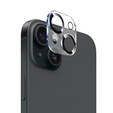 2x ERBORD tempered glass for camera to iPhone 15 / 15 Plus