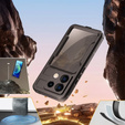IP68 Waterproof Case for Xiaomi Redmi Note 13 Pro 5G, Redpepper, black