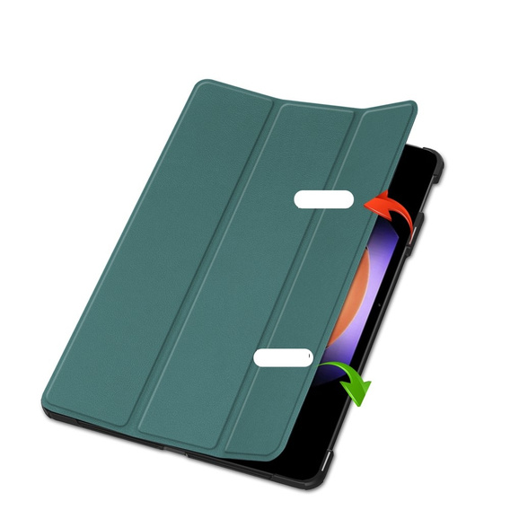 Case for Xiaomi Pad 6S Pro 12.4, Smartcase, green