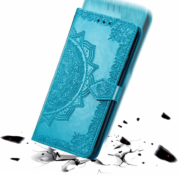 Flip case for Infinix Hot 40i, Mandala, blue