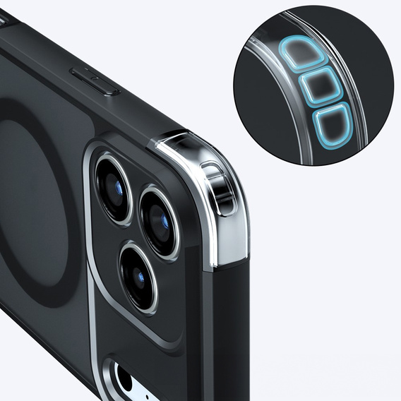 Matt Case for iPhone 17 Pro Max, for Magsafe, matt black