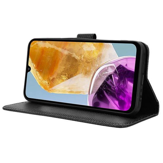 Flip case for Samsung Galaxy M15 5G, Wallet Smart Magnet, black
