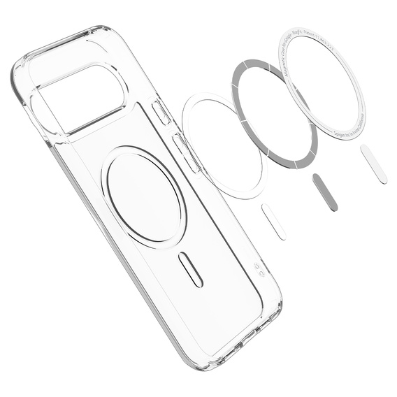 Spigen Ultra Hybrid MagSafe Case for Google Pixel 10 Pro XL, Clear/White