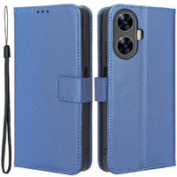 Flip case for Realme C55, Wallet, Smart Magnet, blue