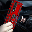 Armor Case for Samsung Galaxy Z Fold 4 5G, Nox Case Ring, red