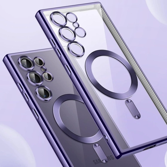 Case for Samsung Galaxy S22 Ultra, MagSafe Hybrid, purple