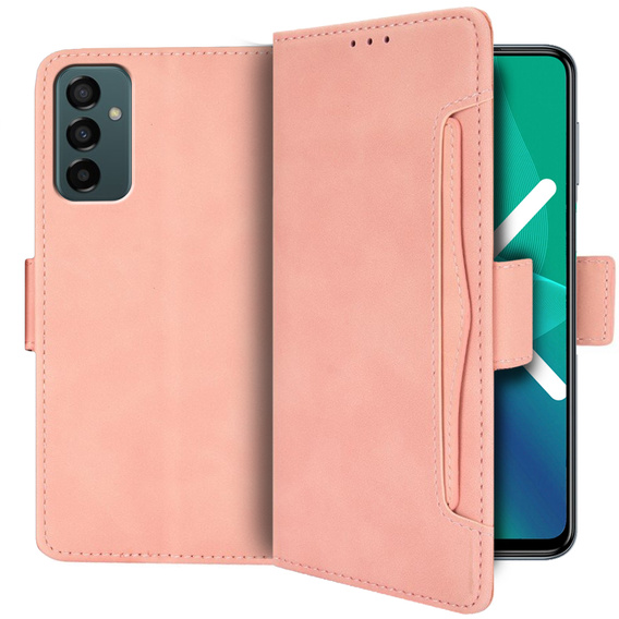 Flip case for Samsung Galaxy M23 5G / M13, Card Slot, pink
