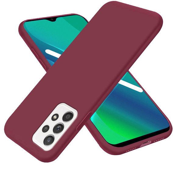 Thin Case for Samsung Galaxy A72 5G / A72 4G, Slim, maroon