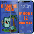Diamond Palm Tempered Glass for iPhone 12 Pro Max