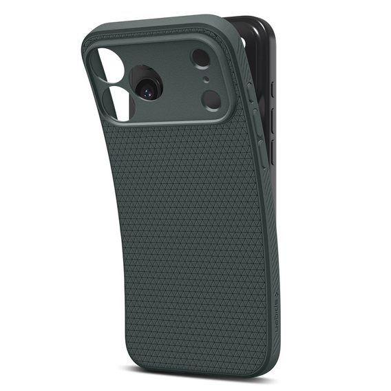 Spigen Liquid Air case for iPhone 17 Pro, Abyss Green