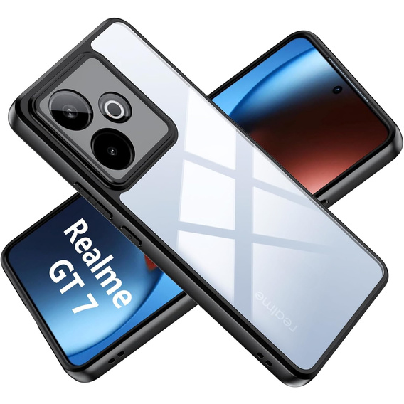 Case for Realme GT 7 / 7T, Fusion Hybrid, transparent
