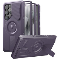 Armored case for Samsung Galaxy S25 Ultra, Dexnor CamProtect MagSafe, purple (Two frames)