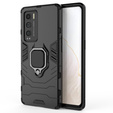Case for Realme GT Explorer Master, Kickstand Ring, black