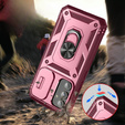 Case for Samsung Galaxy A54 5G, CamShield Slide, pink / burgundy