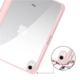 Case for iPad 10.9 2022 10 Gen, Smartcase Hybrid, with stylus space, pink