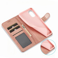 Flip case for Oppo A17, LC.IMEEKE, pink rose gold