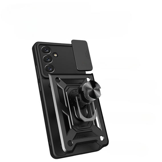 Case fordo Samsung Galaxy A14 4G/5G, CamShield Slide, black
