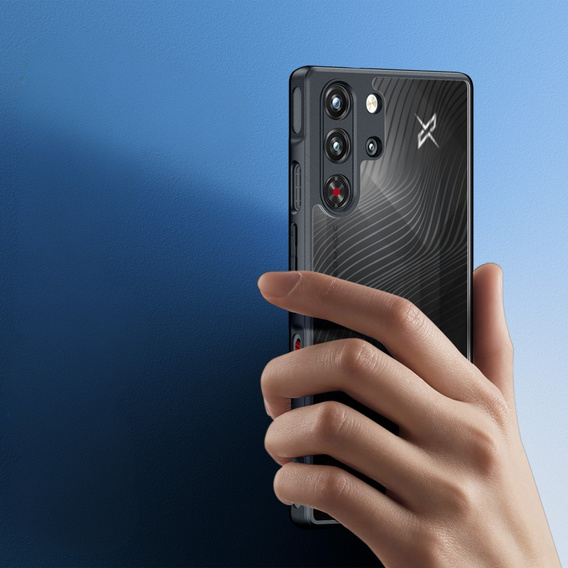 DuxDucis case for ZTE nubia Red Magic 10 Pro / 10 Pro+ 5G, Aimo case, transparent / black