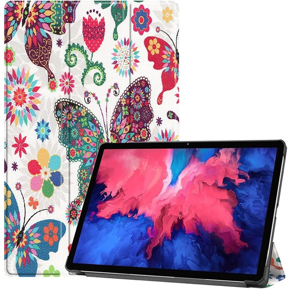Case for Lenovo Tab P11 TB-J606F, Smartcase, Butterfly