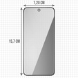 2x Tempered Privatization Glass for Samsung Galaxy S24 Ultra, ERBORD Anti-Spy