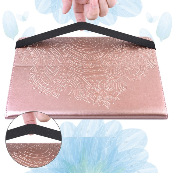 Flap case for Xiaomi Redmi Pad SE 11", flower, pink