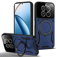Armored Case for Realme 12 Pro 5G / 12 Pro+ 5G, Magnetic Ring, blue