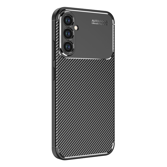 Case for Samsung Galaxy A34 5G, Carbon Gel, black