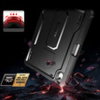 Armored case for iPad 10.9 2022 10 Gen, Dexnor Full Body, black