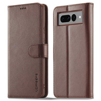 Flip case for Google Pixel 7 Pro 5G, LC.IMEEKE, brown