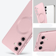 Case for Samsung Galaxy A26, ColorMag, for MagSafe, pink + 9H tempered glass