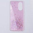 Case for Oppo A58 4G, Glittery, pink
