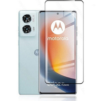 3D Tempered Glass for Motorola Edge 50 Fusion 5G, black frame
