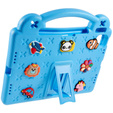 Children's case for Apple iPad Air 11" 6 gen. 2024, Cute Patterns, with stand, blue
