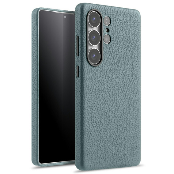 MELKCO case for Samsung Galaxy S25 Ultra, leather, blue