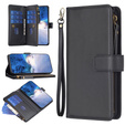 Flip case for Xiaomi Redmi Note 13 Pro 4G / Xiaomi Redmi Note 14S / Xiaomi Poco M6 Pro 4G, Wallet Zipper Pocket, black