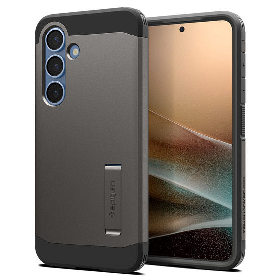 Spigen Tough Armor Mag Gunmetal Case for Samsung Galaxy S25