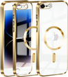 Case for iPhone 7 / 8, Electro MagSafe, gold + Screen Glass