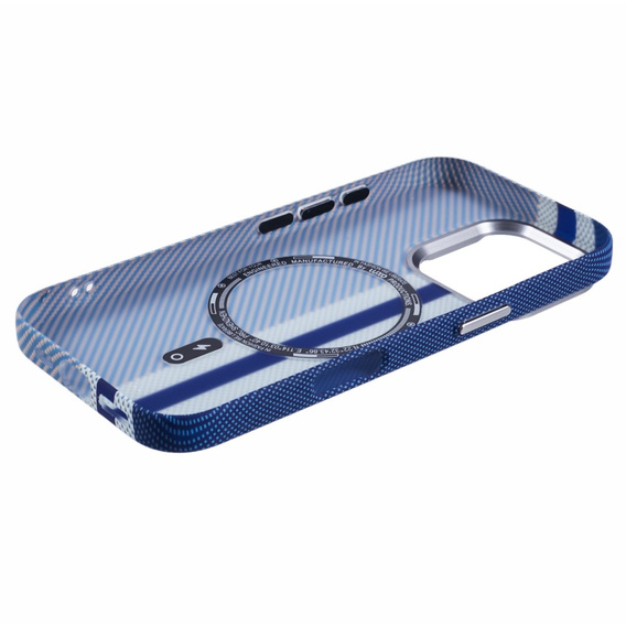 MagSafe's iPhone 16 Pro Max Case, Carbon Fiber, blue