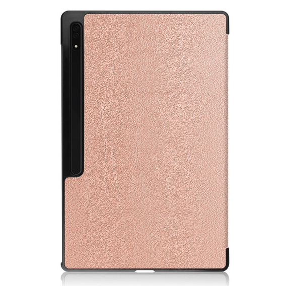 Case for Samsung Galaxy Tab S9 Ultra, Smartcase, pink rose gold