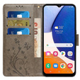 Flip case for Samsung Galaxy A55 5G, Wallet, Butterfly, purple
