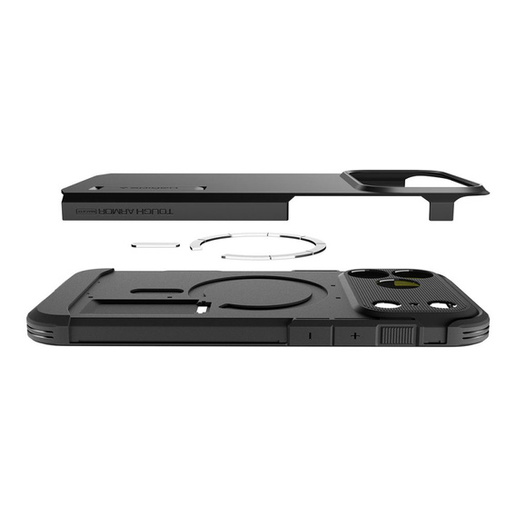 Spigen Case for iPhone 17 Pro Max, Tough Armor T Mag MagSafe, Black