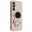 Case for Samsung Galaxy A54 5G, Astronaut, pink rose gold