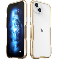 Case LUPHIE for iPhone 14 Plus, Armor Bumper, gold