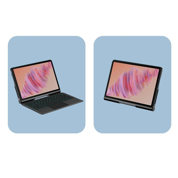 Case + keyboard Lenovo Tab Plus, black