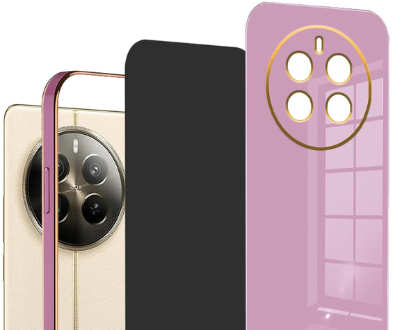Case for Realme 12 Pro 5G / 12 Pro+ 5G, Glamour CamShield, purple