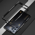 Case for ZTE nubia Red Magic 9 Pro / 9 Pro+ / 10 Pro / 10 Pro+ 5G, Armor Bumper, with lens cover, black / silver