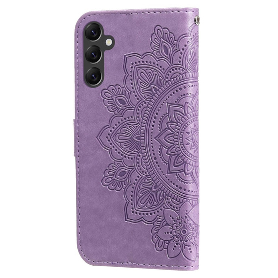 Flip case for Samsung Galaxy A14 4G/5G, Mandala Flower, purple