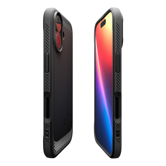 Spigen Rugged Armor MagSafe Case for iPhone 17, Matte Black