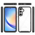 Case for Samsung Galaxy A35 5G, Shockproof, with film, black