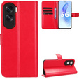 Flip case for Honor 90 Lite 5G, Crazy Horse Wallet, red